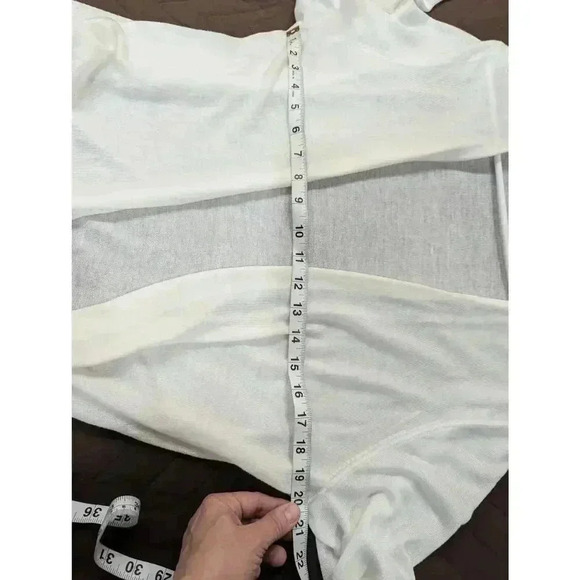 White simple cardigan by Worthington Woman size 1X - Picture 5 of 6